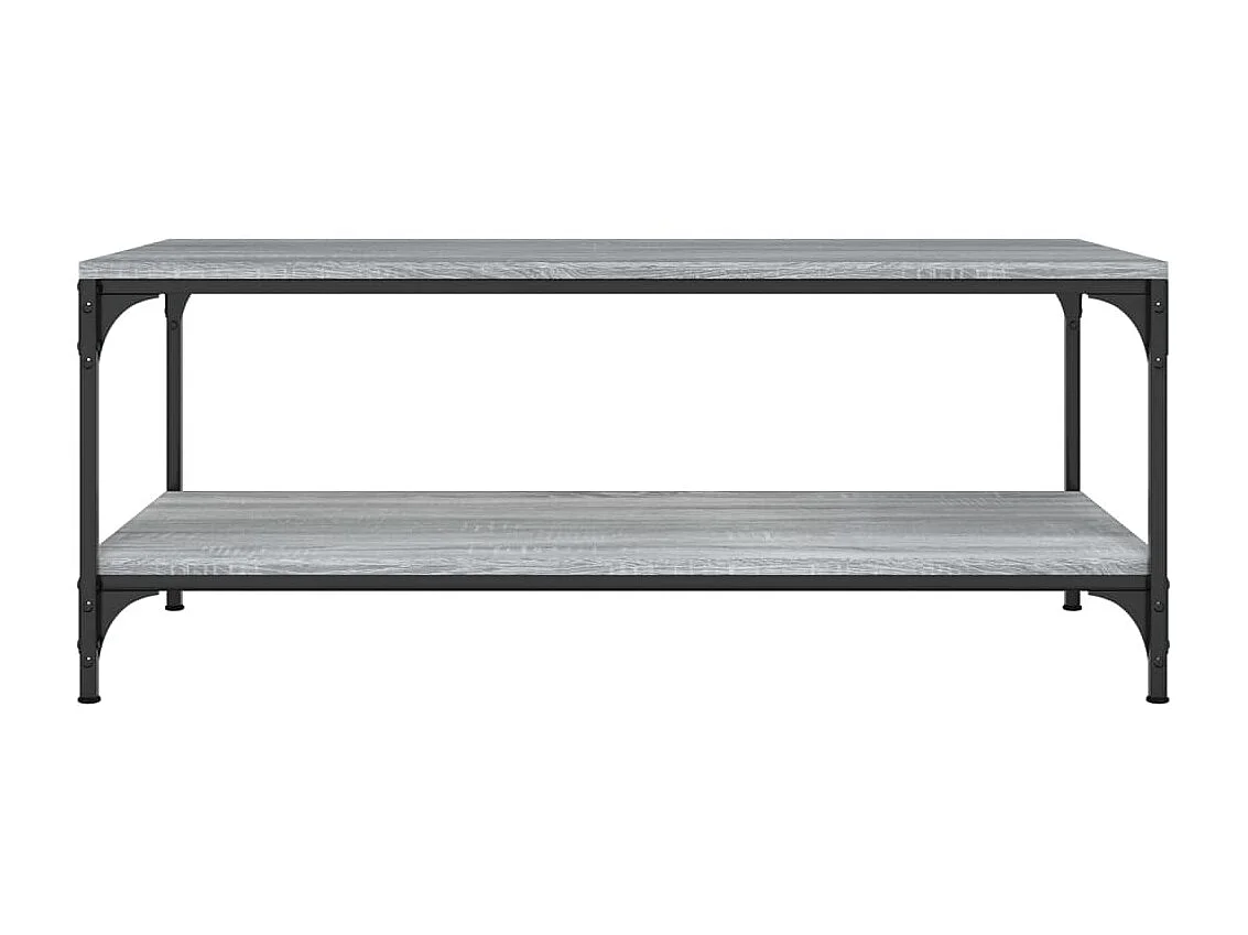 Gold Sonoma grijze salontafel 80x50x40 cm Bewerkt hout