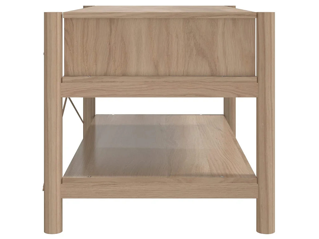 Table basse 82x48x45 cm Bois d'ingénierie