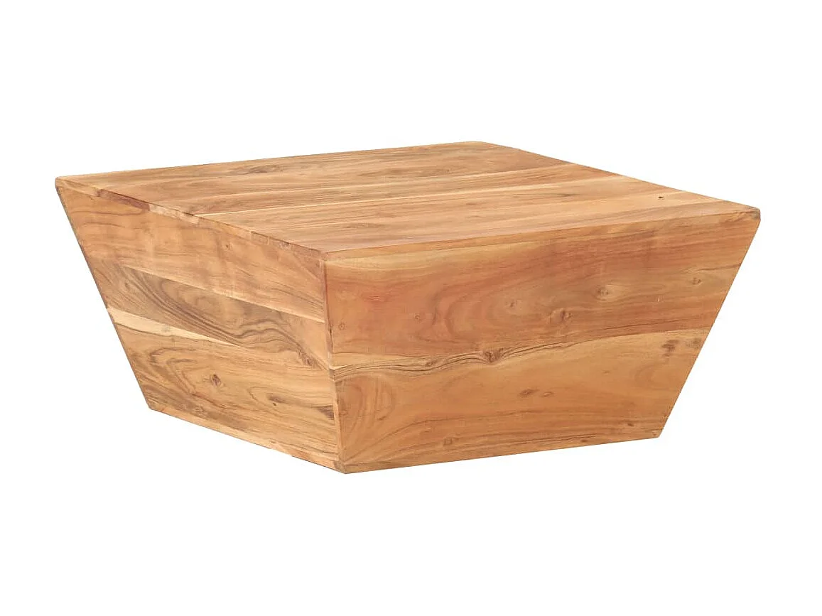 Table basse en forme de V 66x66x30 cm Bois d'acacia massif