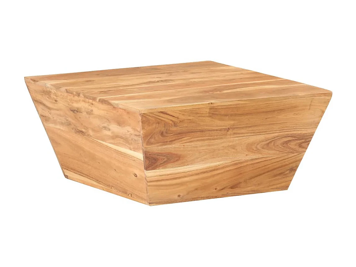 Table basse en forme de V 66x66x30 cm Bois d'acacia massif