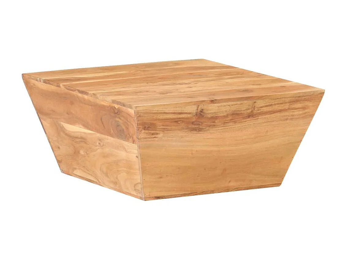 Table basse en forme de V 66x66x30 cm Bois d'acacia massif