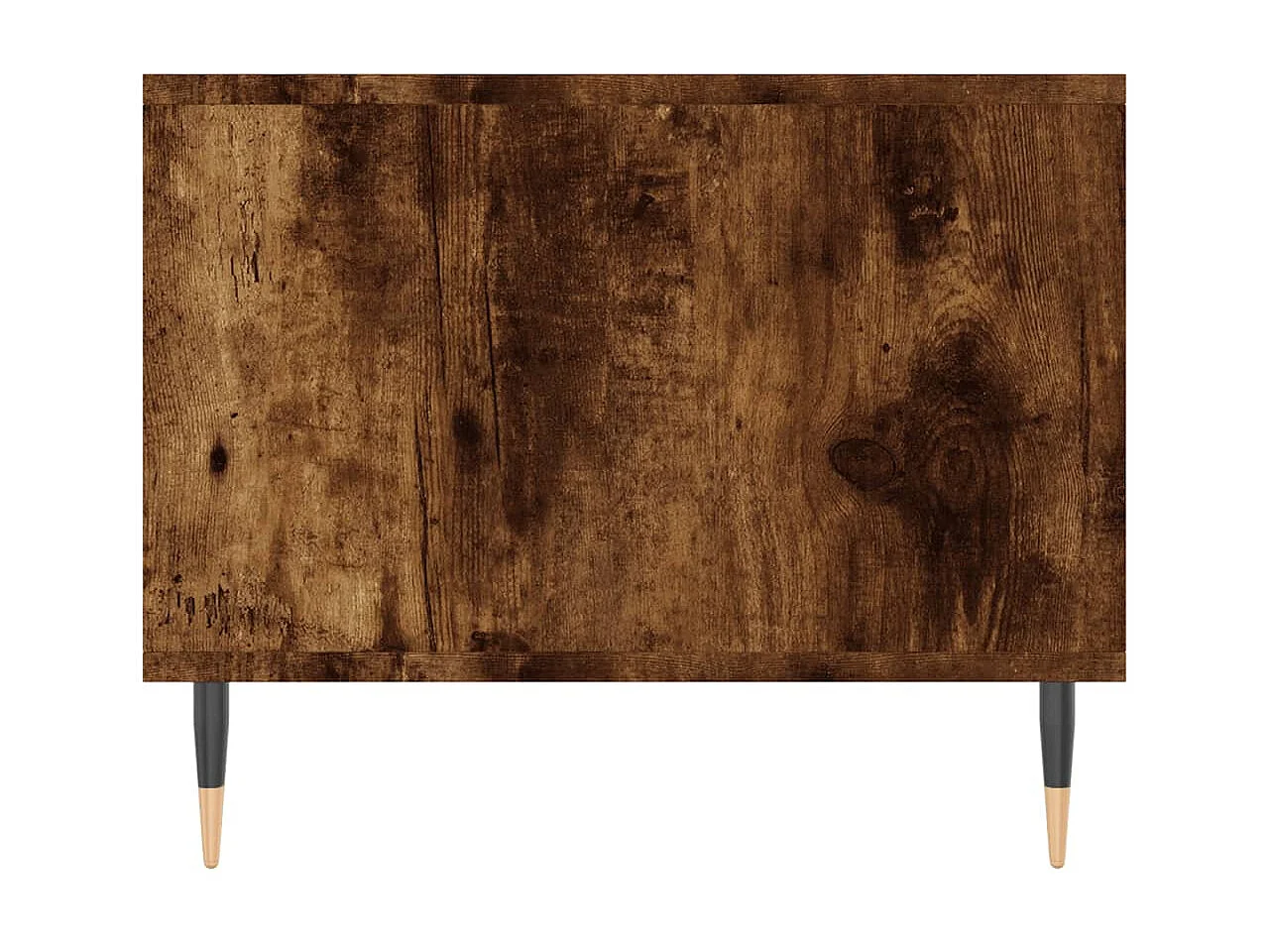 Goud Gerookt eiken salontafel 102x50x40 cm samengesteld hout