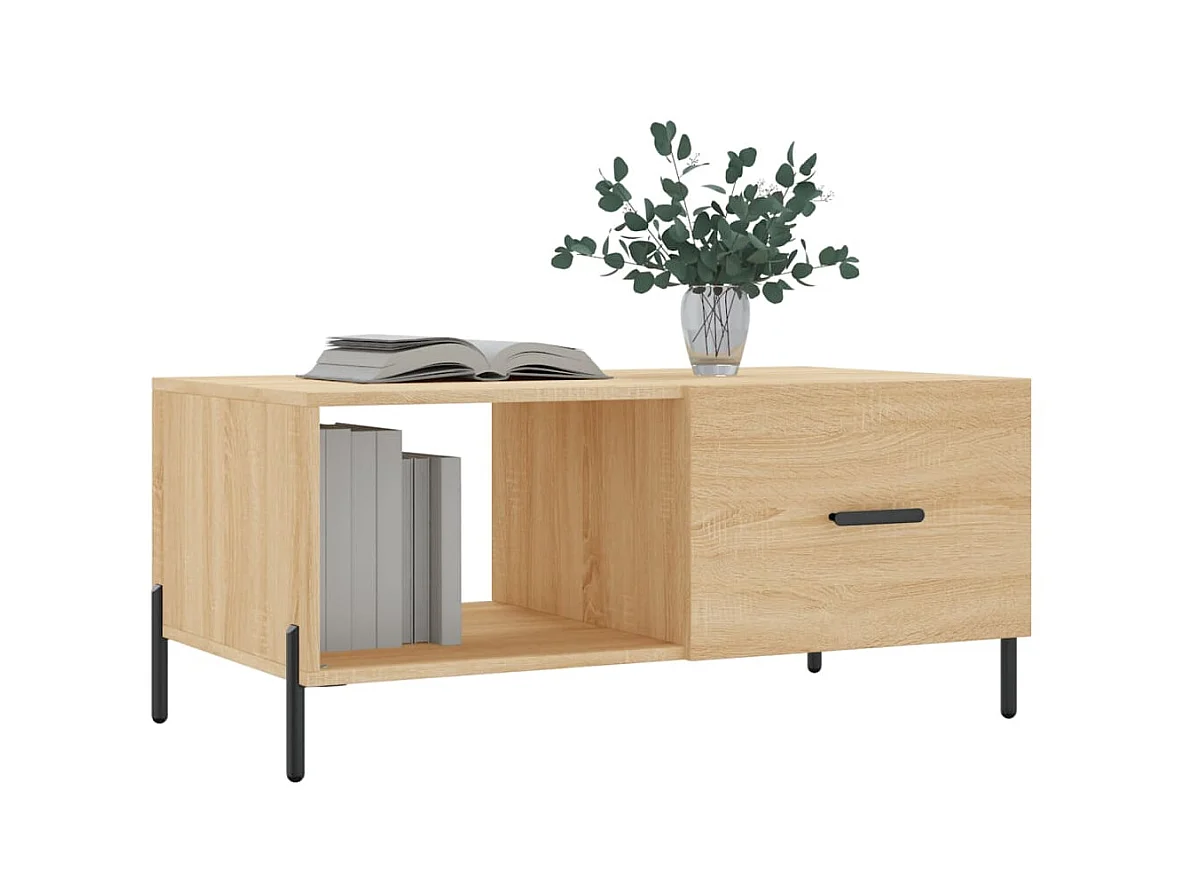 Gold Sonoma eiken salontafel 90x50x40 cm samengesteld hout