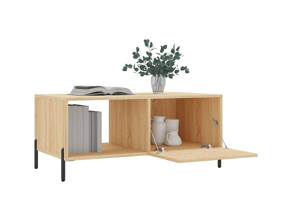 Gold Sonoma eiken salontafel 90x50x40 cm samengesteld hout