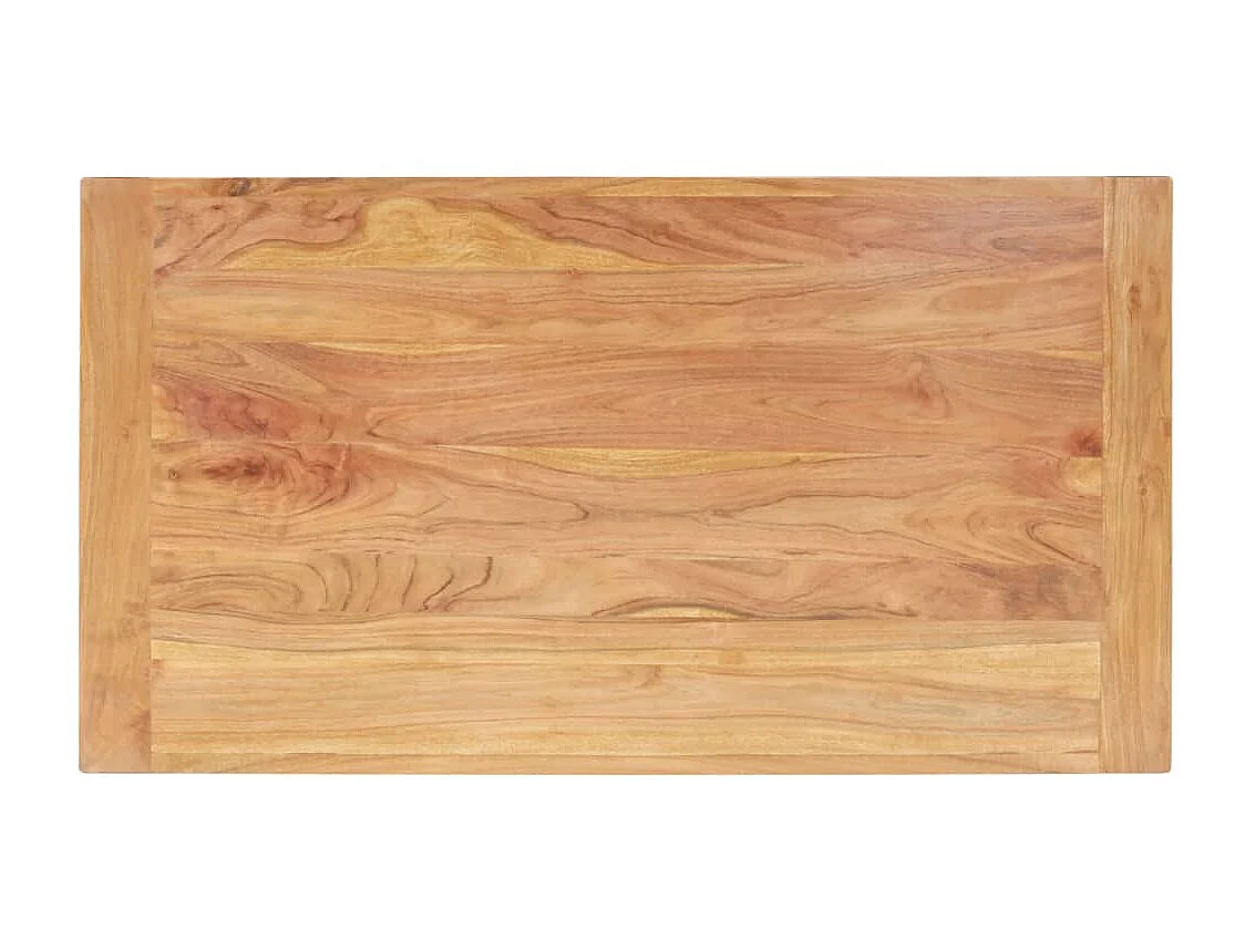 Table basse 110x60x35 cm Bois d'acacia massif et finition miel