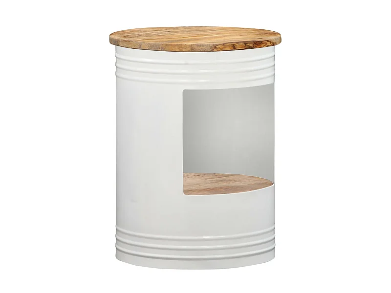 Table basse 43x55 cm Bois de manguier solide