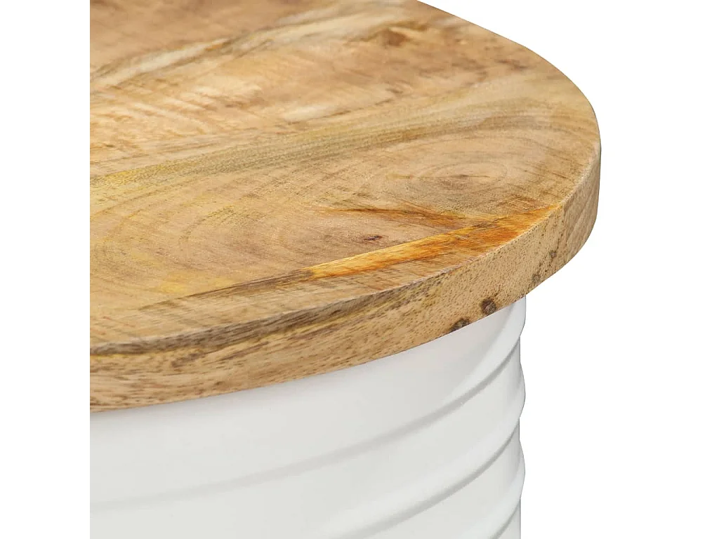 Table basse 43x55 cm Bois de manguier solide