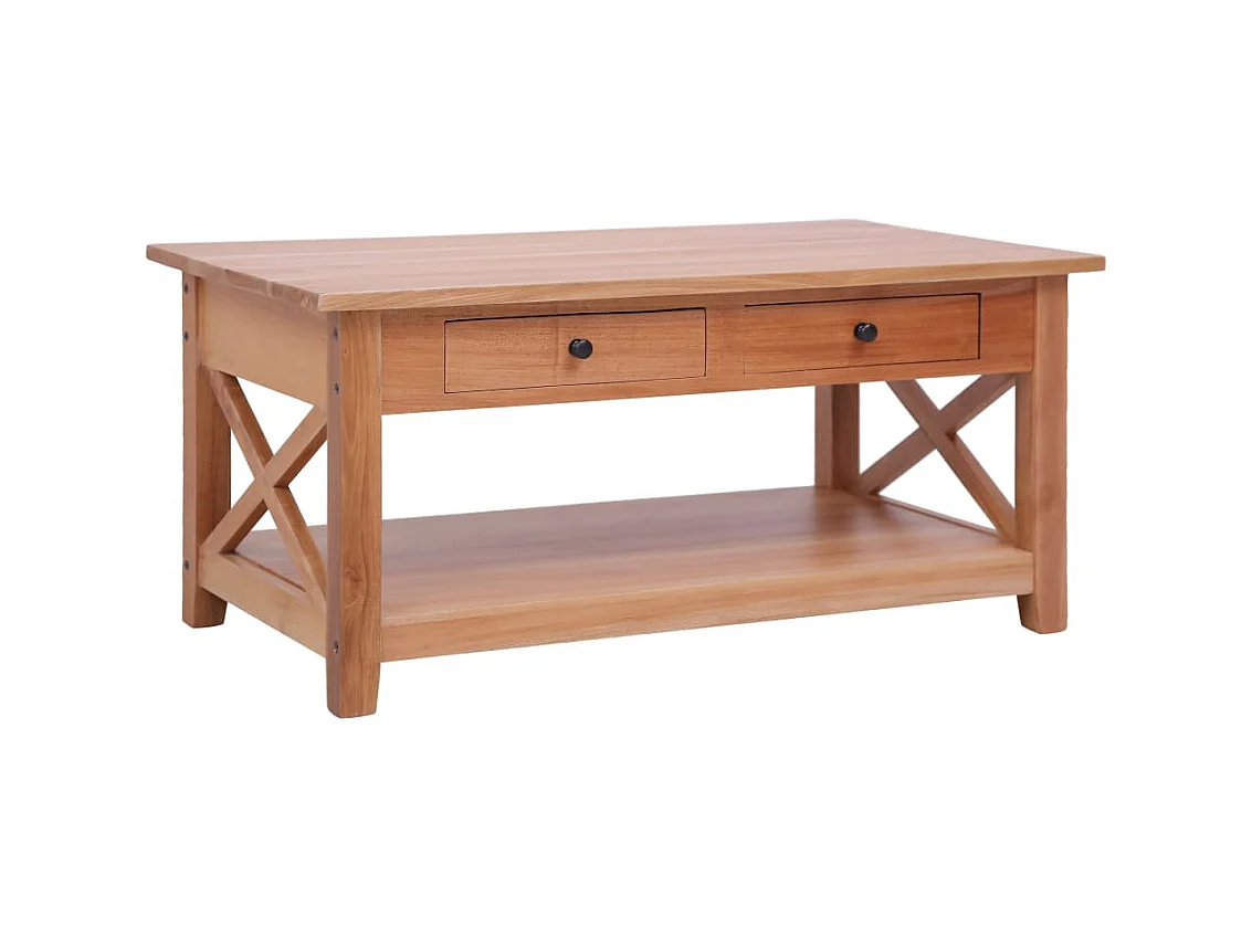Salontafel 100x55x46 cm Massief mahoniehout