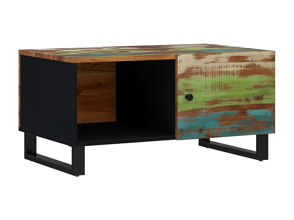 Salontafel 80x50x40 cm Teruggewonnen en bewerkt hout