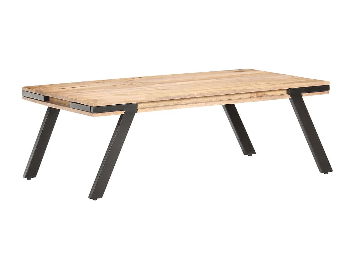 Tavolino 114x65x40 cm Legno massello di mango