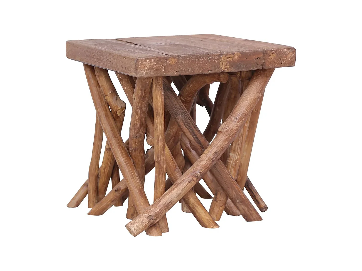 Houten salontafel 40x40x40 cm Massief hout