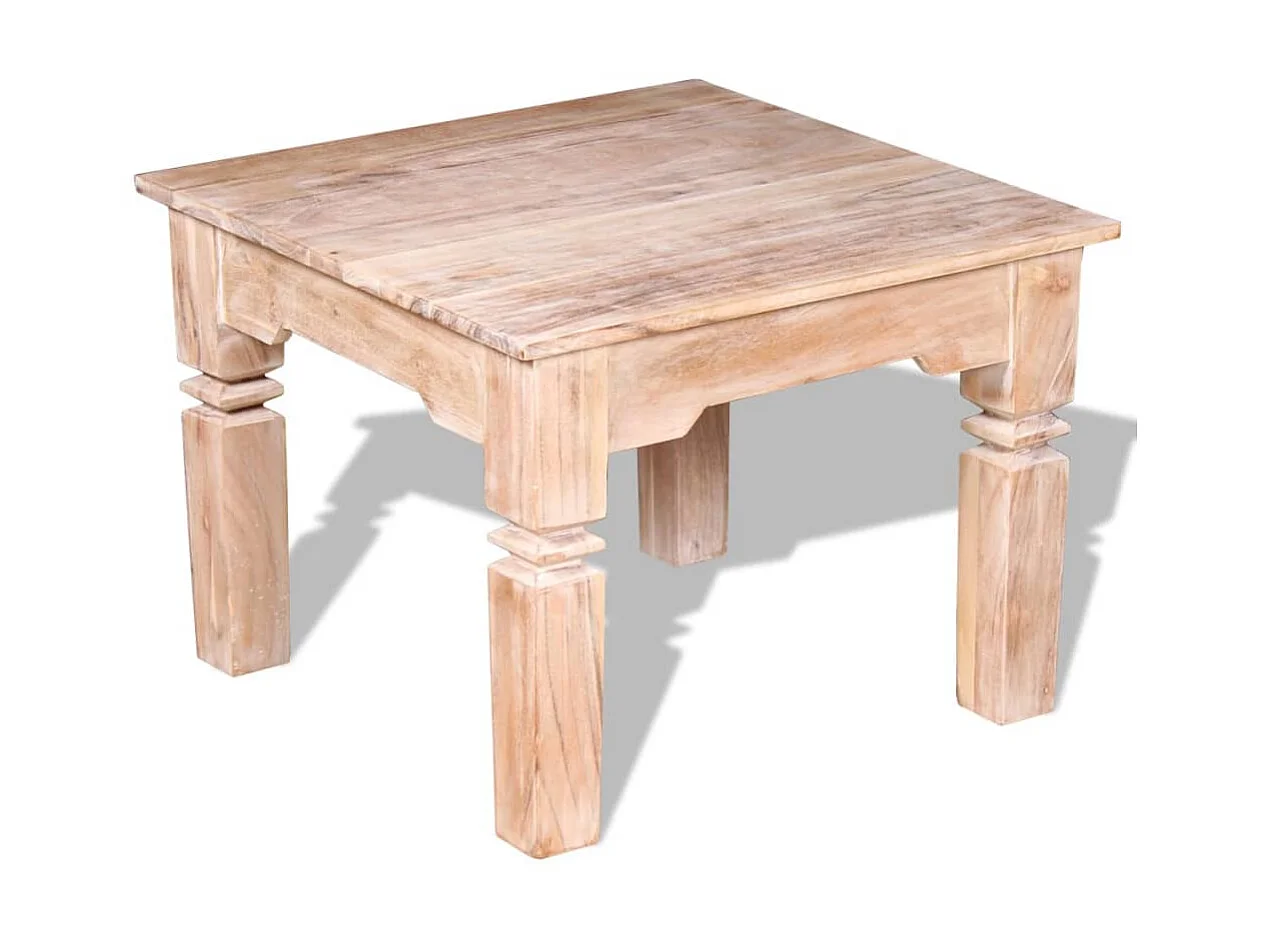 Tavolino Legno di acacia 60 x 60 x 45 cm