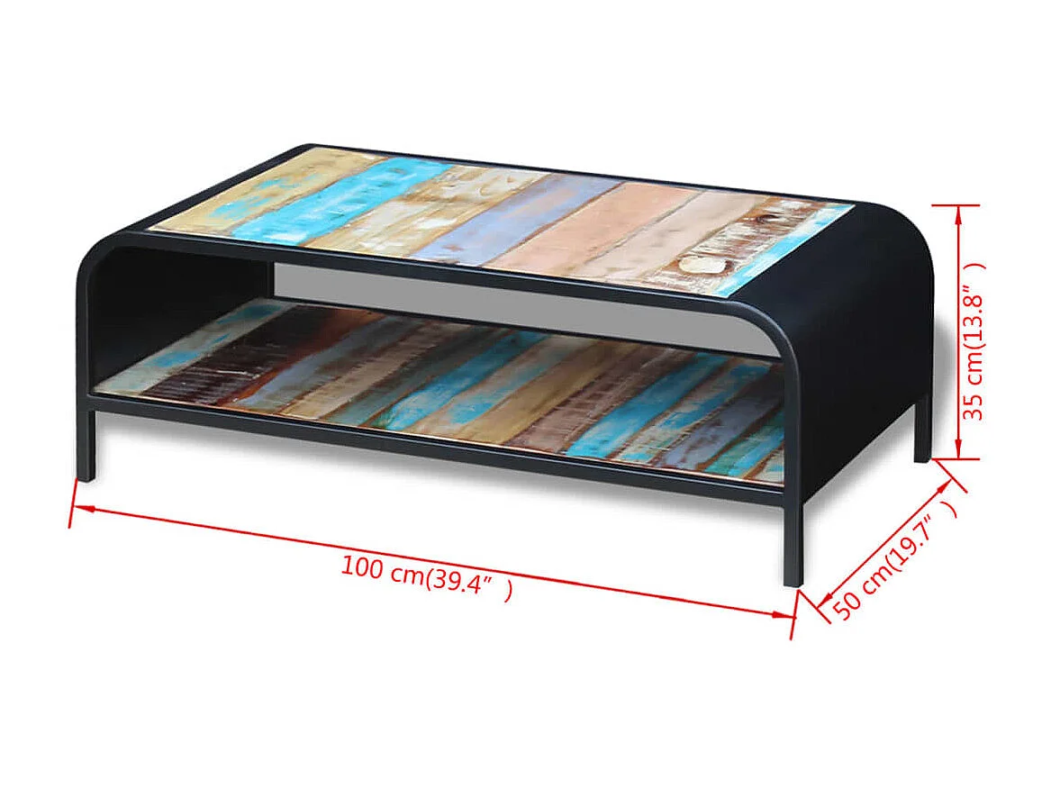 Tavolino Legno massello di recupero