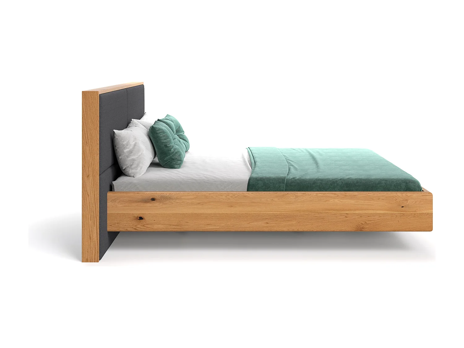 Lit flottant Dome en chêne massif