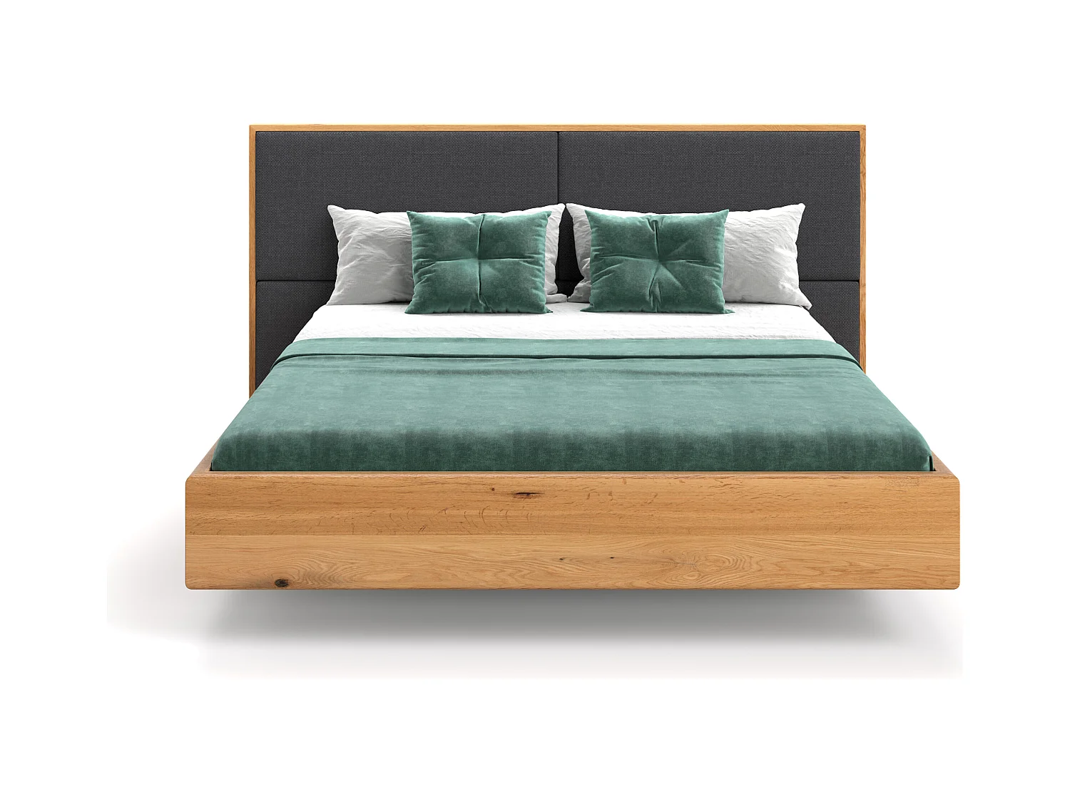 Dome-Schwebebett aus Massivholz