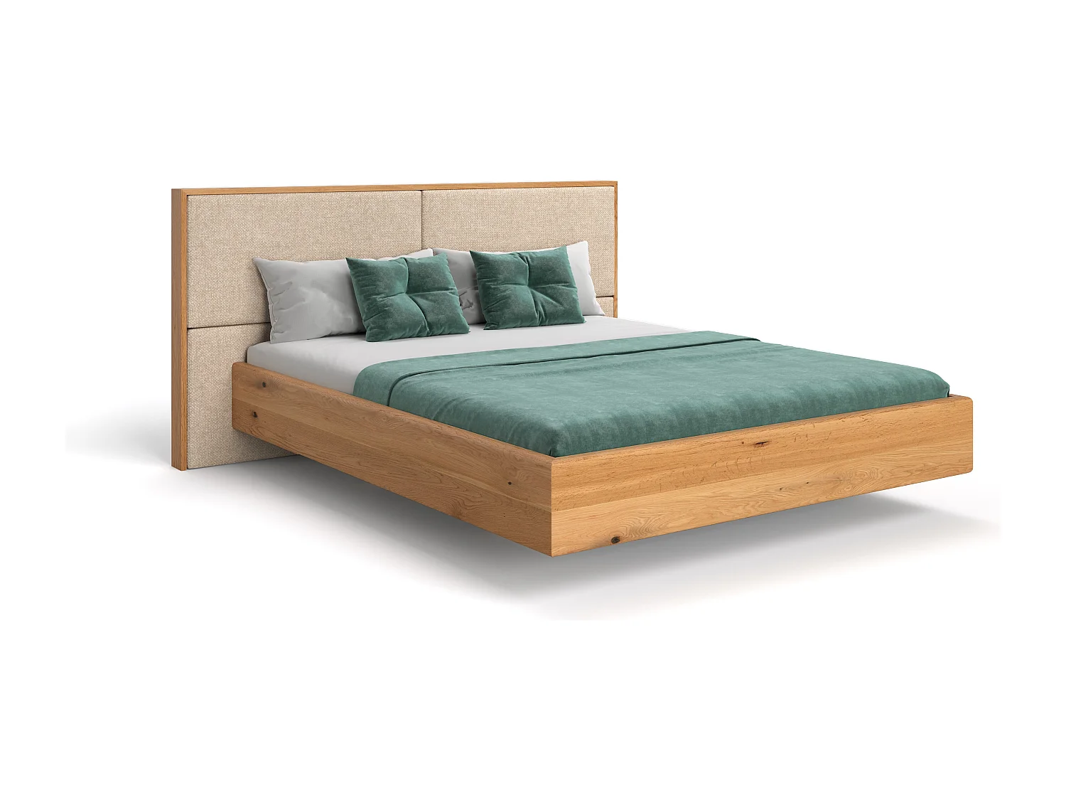 Dome-Schwebebett aus Massivholz