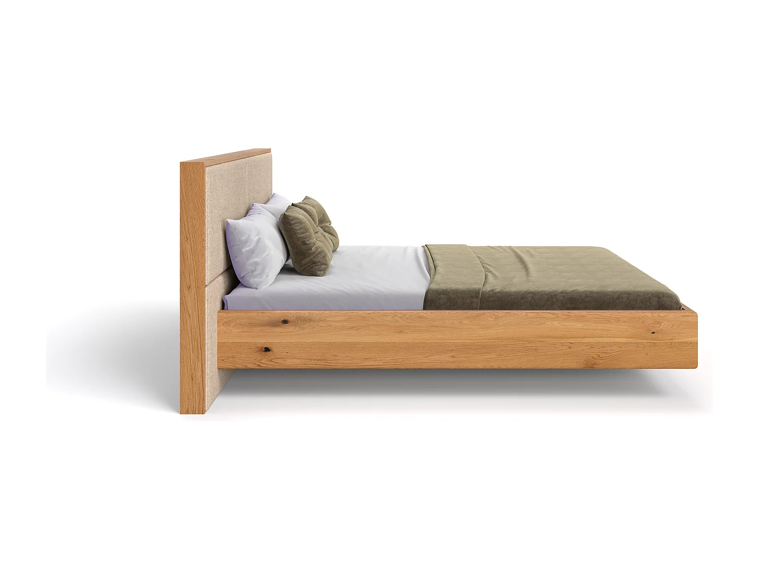 Dome-Schwebebett aus Massivholz