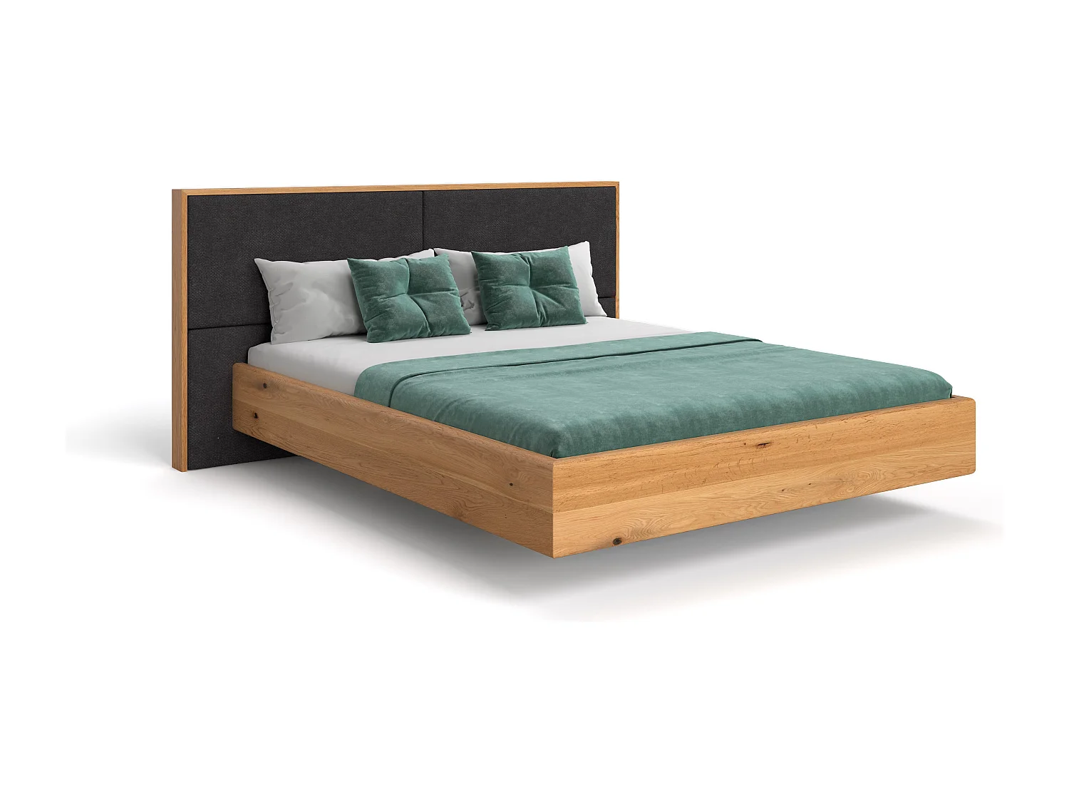 Dome-Schwebebett aus Massivholz