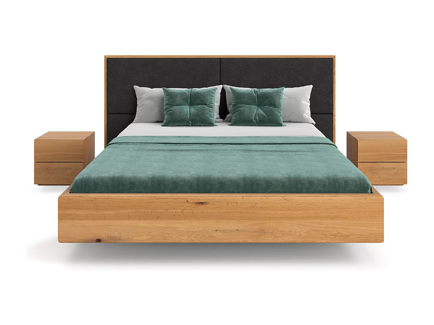 Dome-Schwebebett aus Massivholz