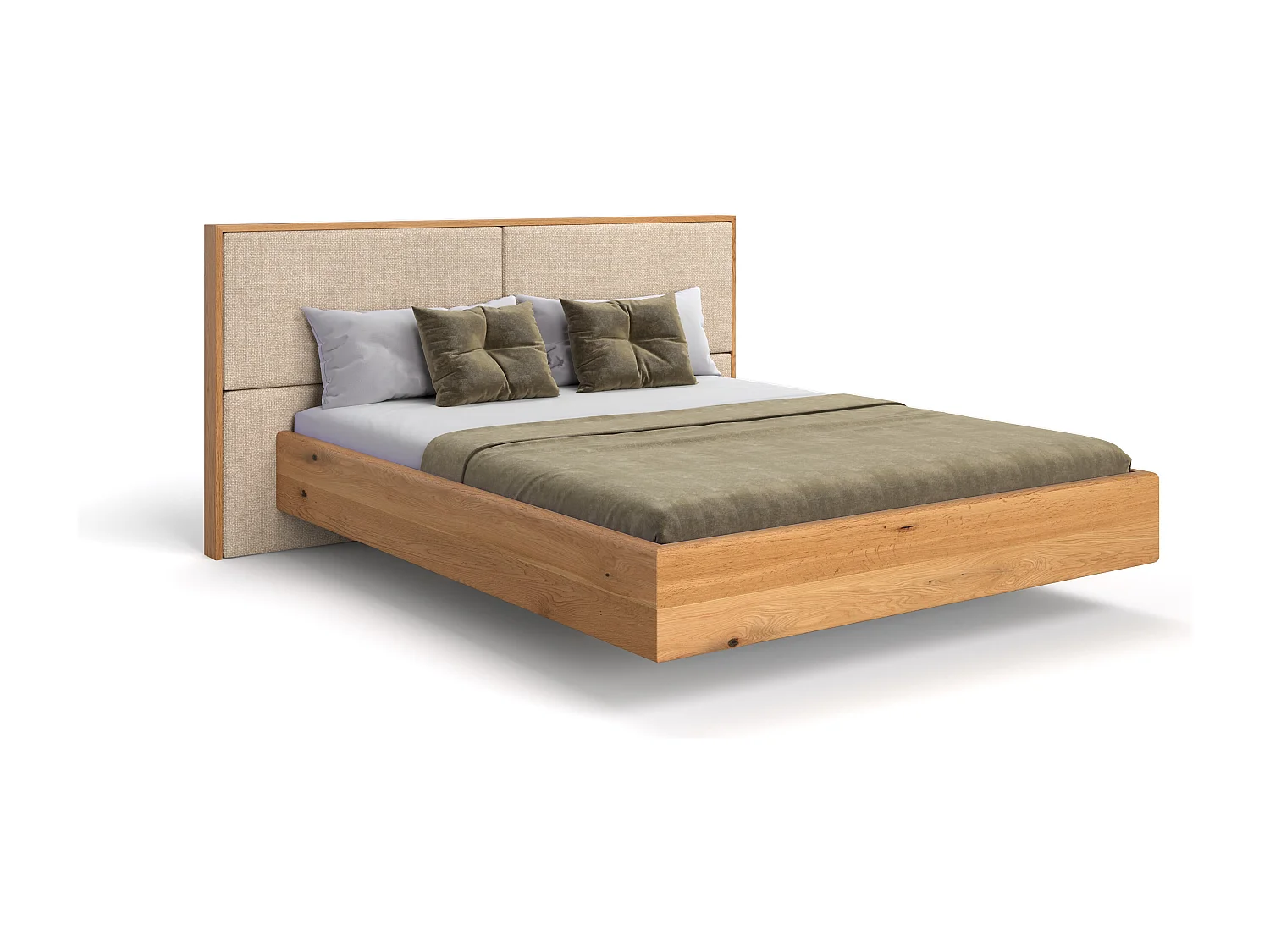 Dome-Schwebebett aus Massivholz