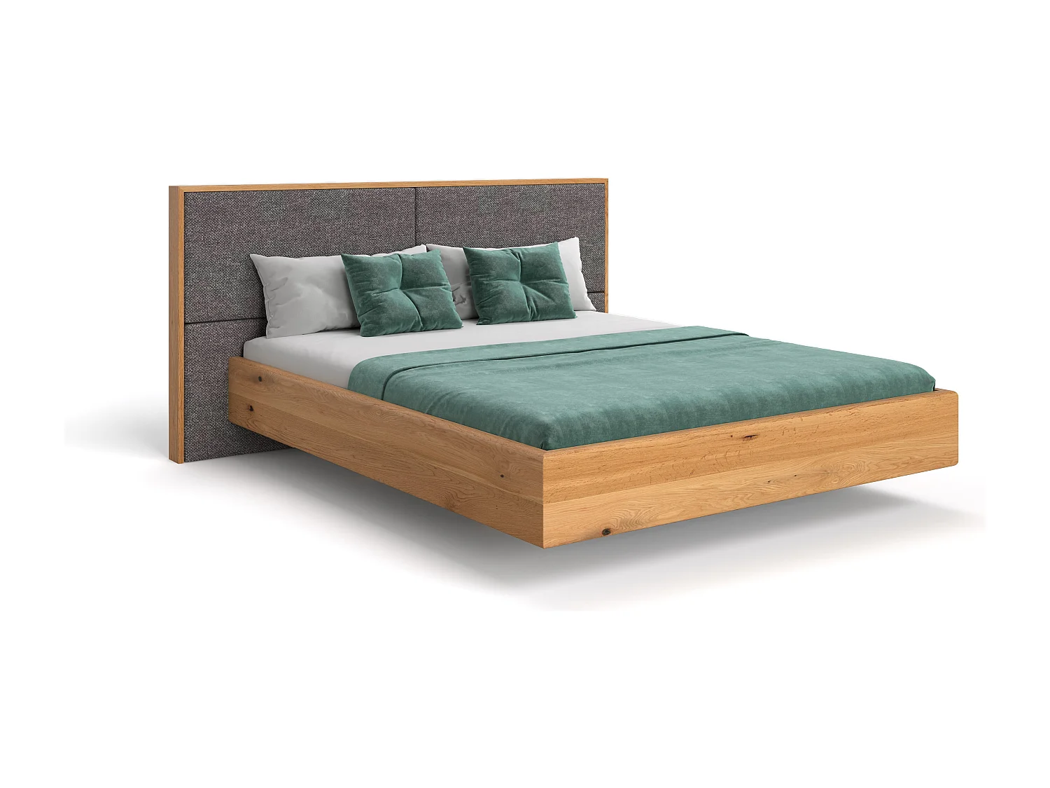 Dome-Schwebebett aus Massivholz