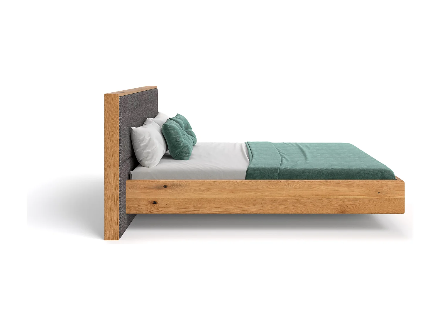 Lit flottant Dome en chêne massif