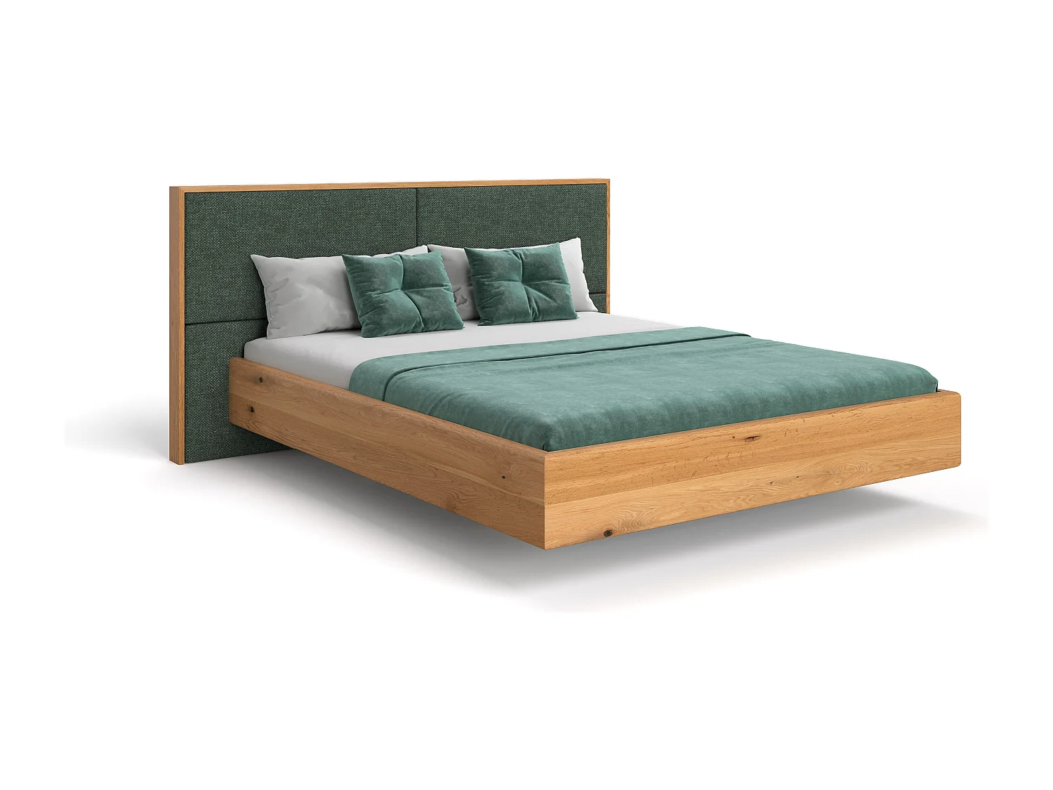 Lit flottant Dome en chêne massif