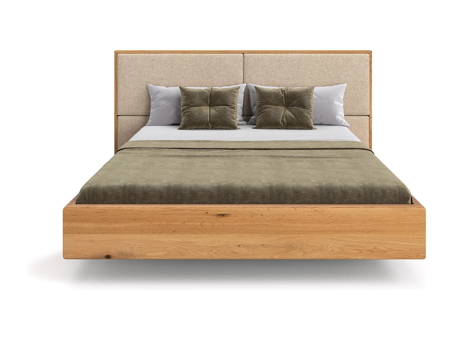 Lit flottant Dome en chêne massif