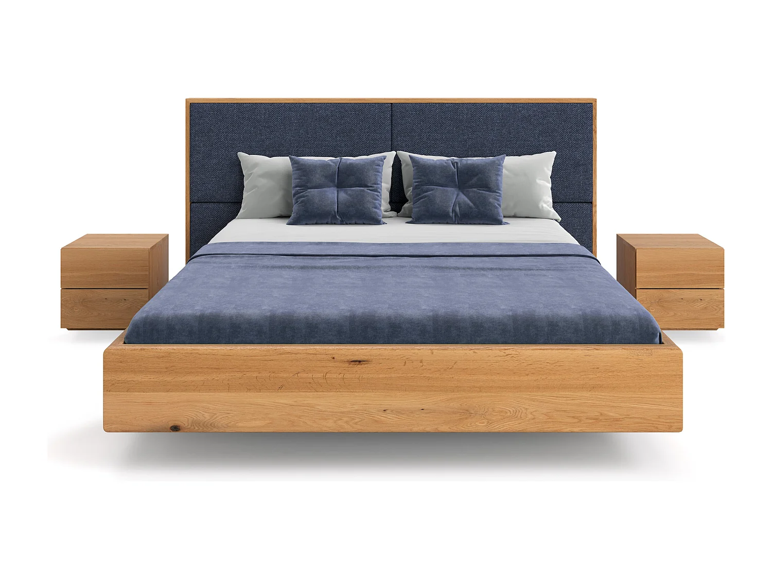 Dome-Schwebebett aus Massivholz