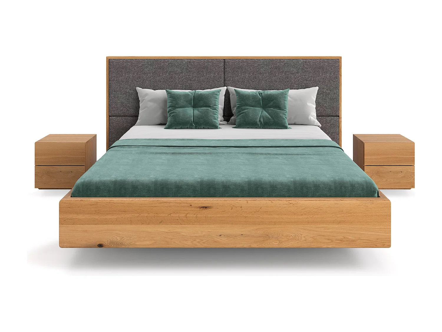 Dome-Schwebebett aus Massivholz