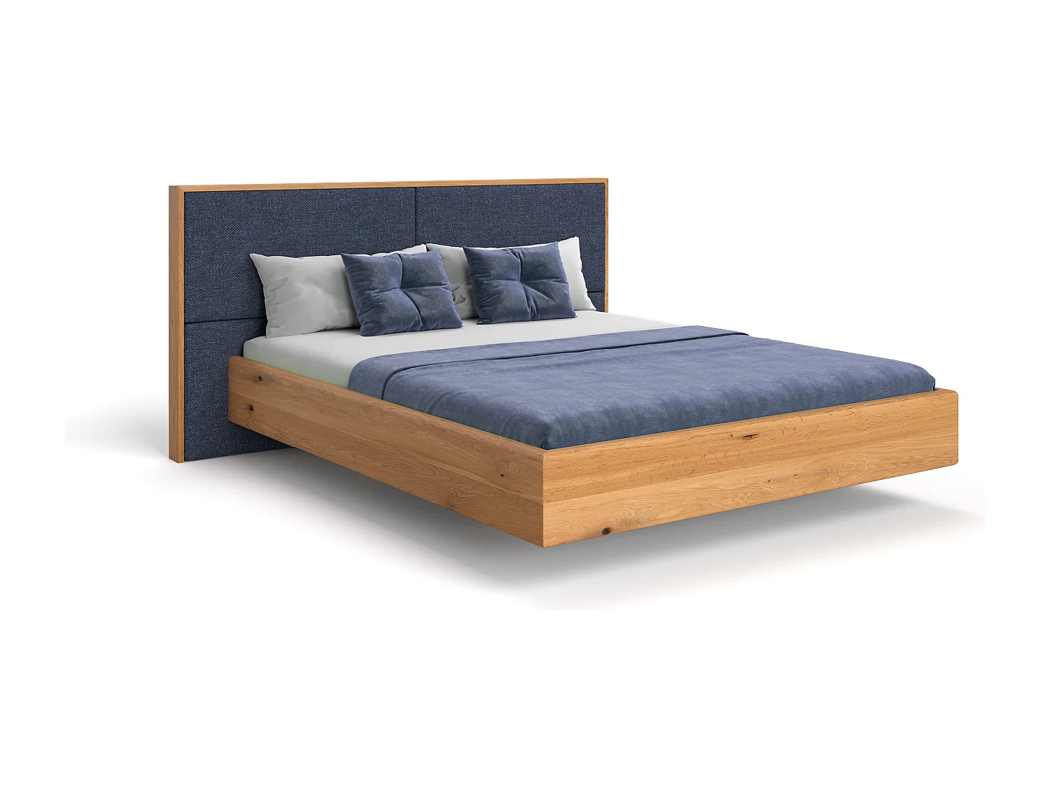 Lit flottant Dome en chêne massif