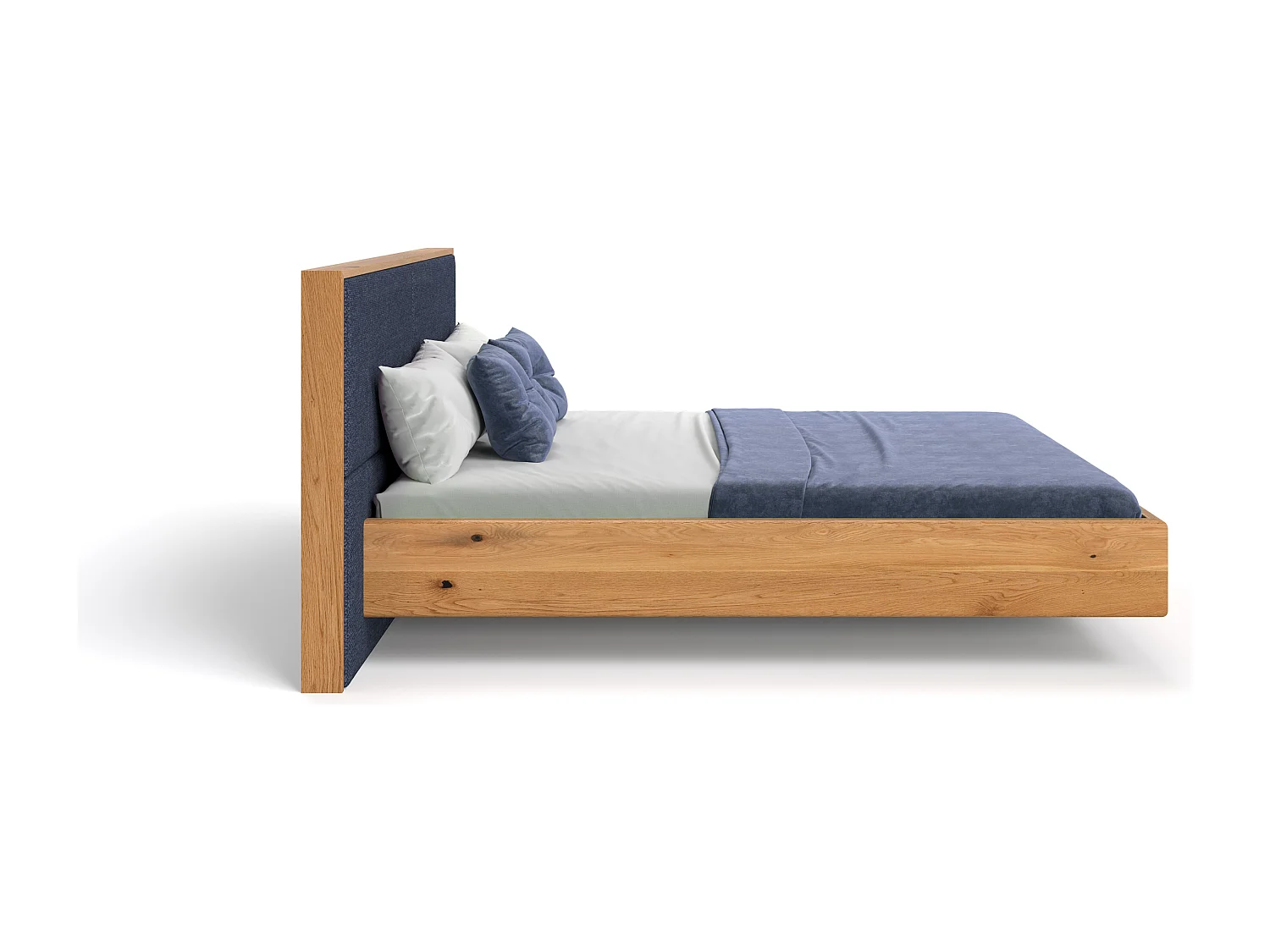 Lit flottant Dome en chêne massif