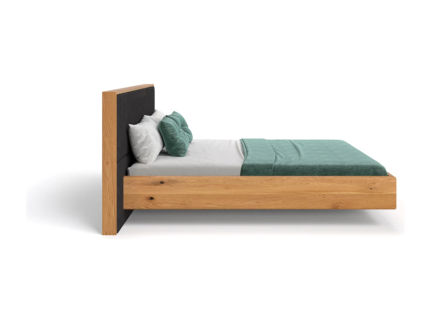 Dome-Schwebebett aus Massivholz