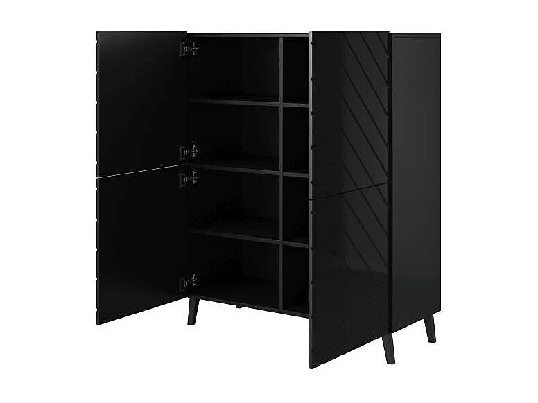 Mueble de diseño negro 100 cm Yaka