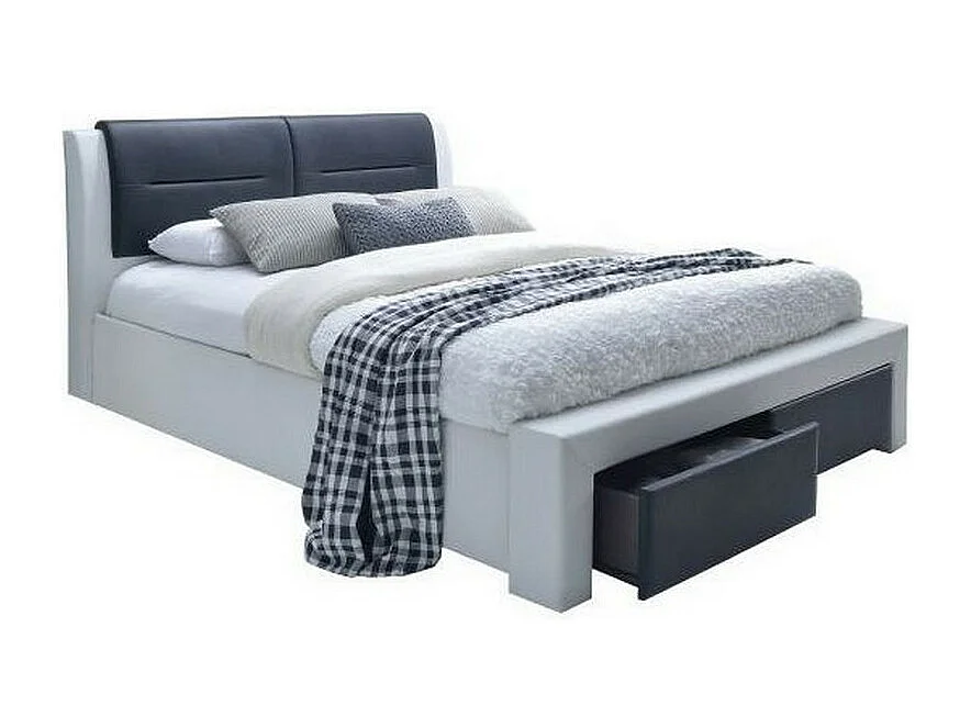 Letto Sandra 160 x 200 cm con rete e cassettone