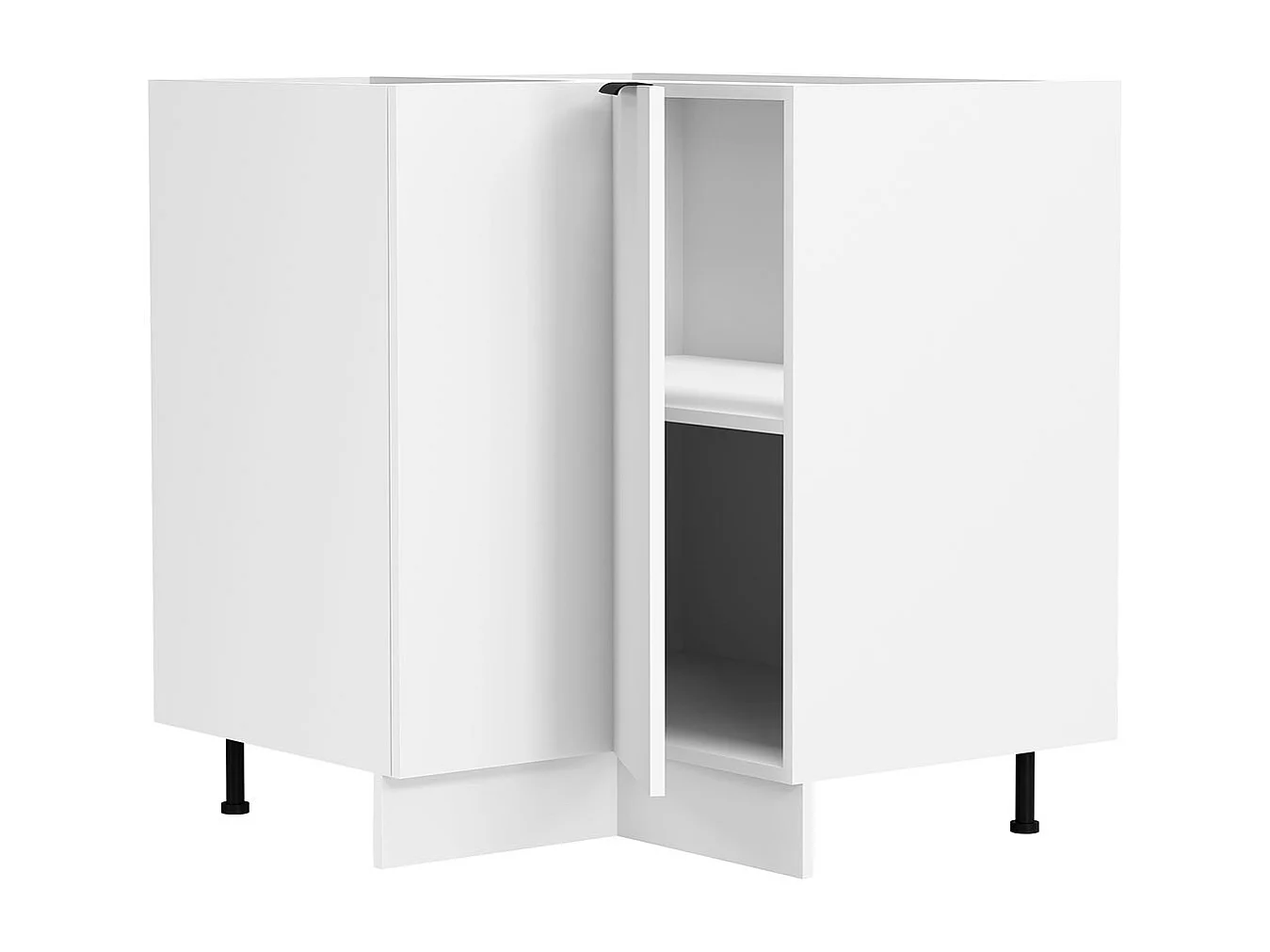 Kitchen furniture cabinet Fasola White H. 82 x W. 76 x D. 76 cm