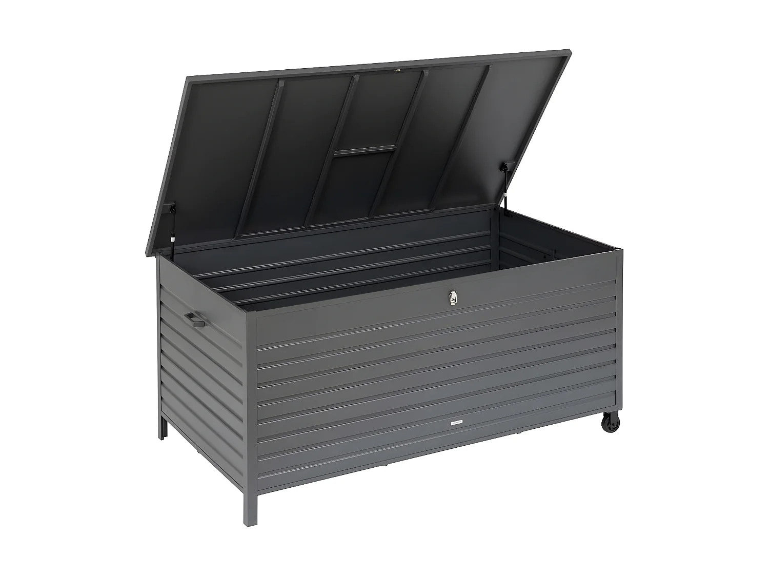Coffre extérieur alu grand modèle Menango graphite Hespéride