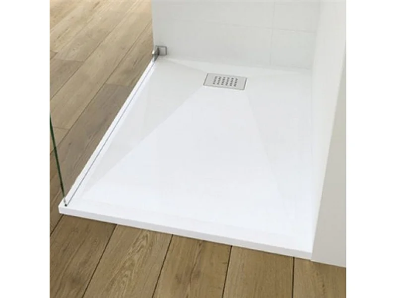 Receveur KINEDO Kinesurf biocryl 160 x 90 cm avec bonde centrée sur la largeur