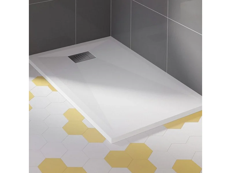 Receveur KINEDO Kinesurf biocryl 160 x 90 cm avec bonde centrée sur la largeur