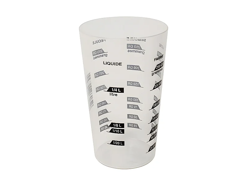 Messbecher aus Glas mit Skala 0,4L für feste und flüssige Zutaten