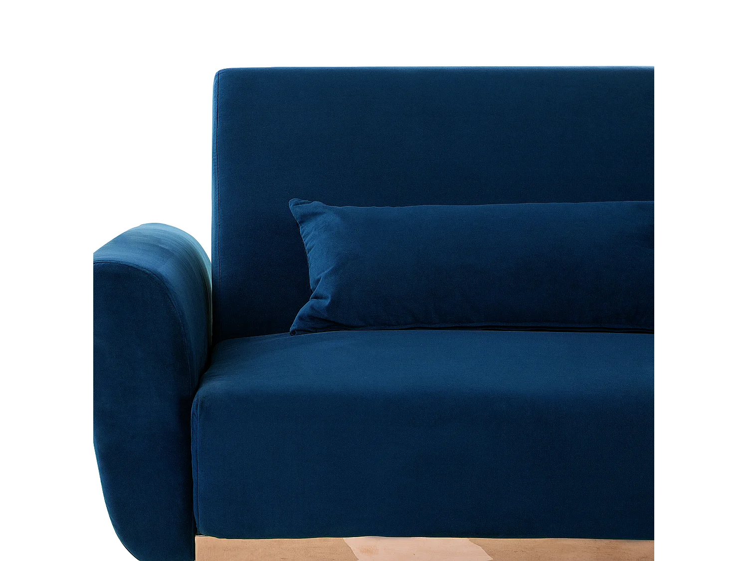 Sofá-cama EINA Veludo Azul marinho 3 lugares