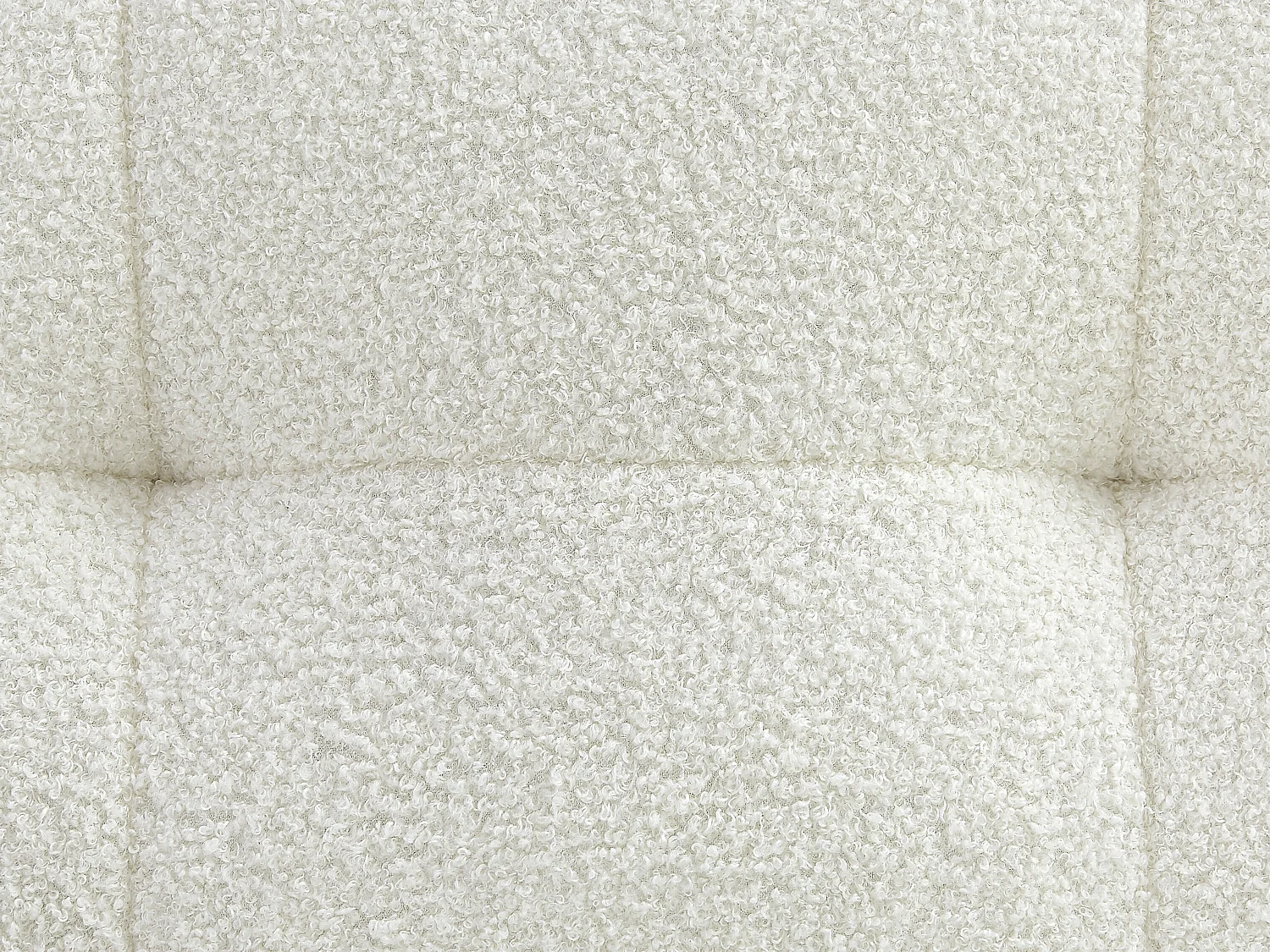 Divano in Tessuto bouclette Bianco - Angolo a sinistra - SOPELANA