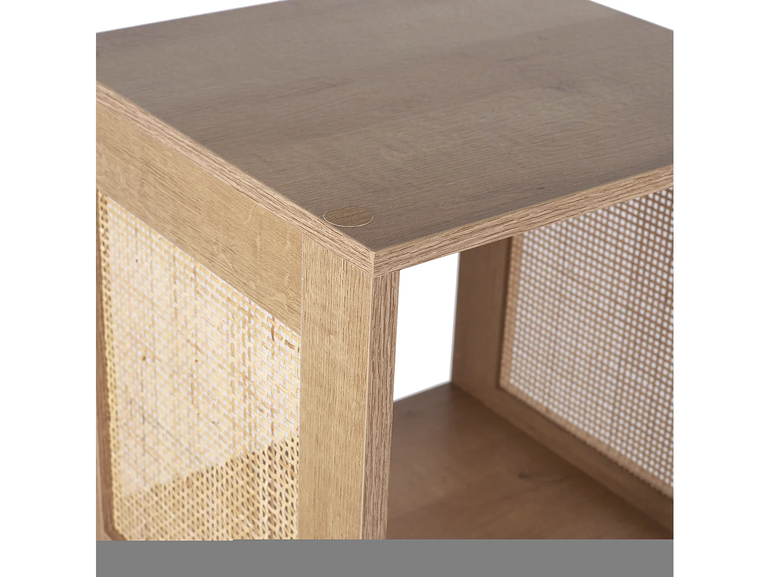 Rangement Modulable 3 Cases Bali Marron