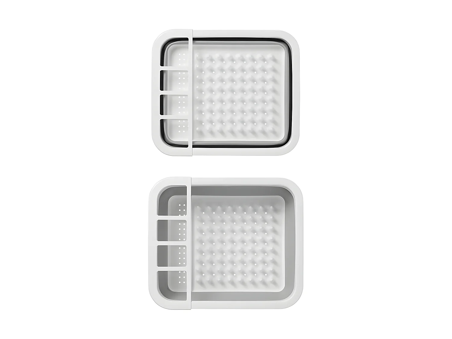 Faltbarer Abtropfkorb für Camping und Reisen - Kompakt und Praktisch - Polypropylen und TPR