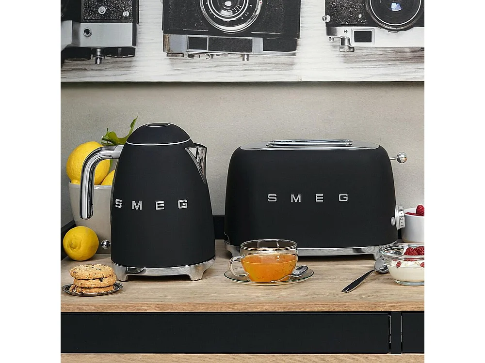 Bouilloire Années 50 1,7 l noir mat