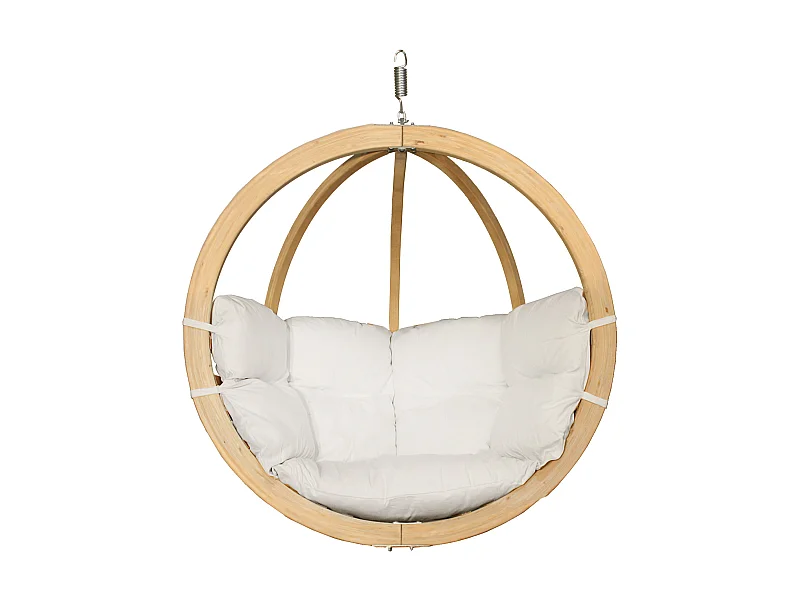 Hölzerner Hängesessel - beige - HIGLO