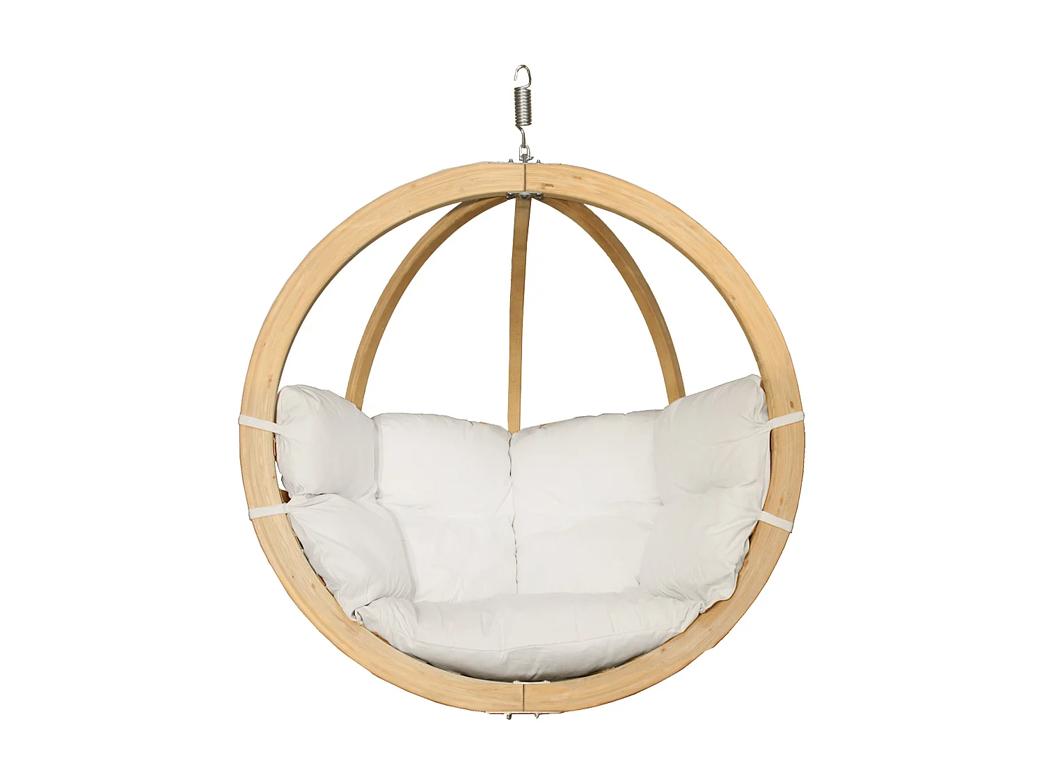 Hölzerner Hängesessel - beige - HIGLO