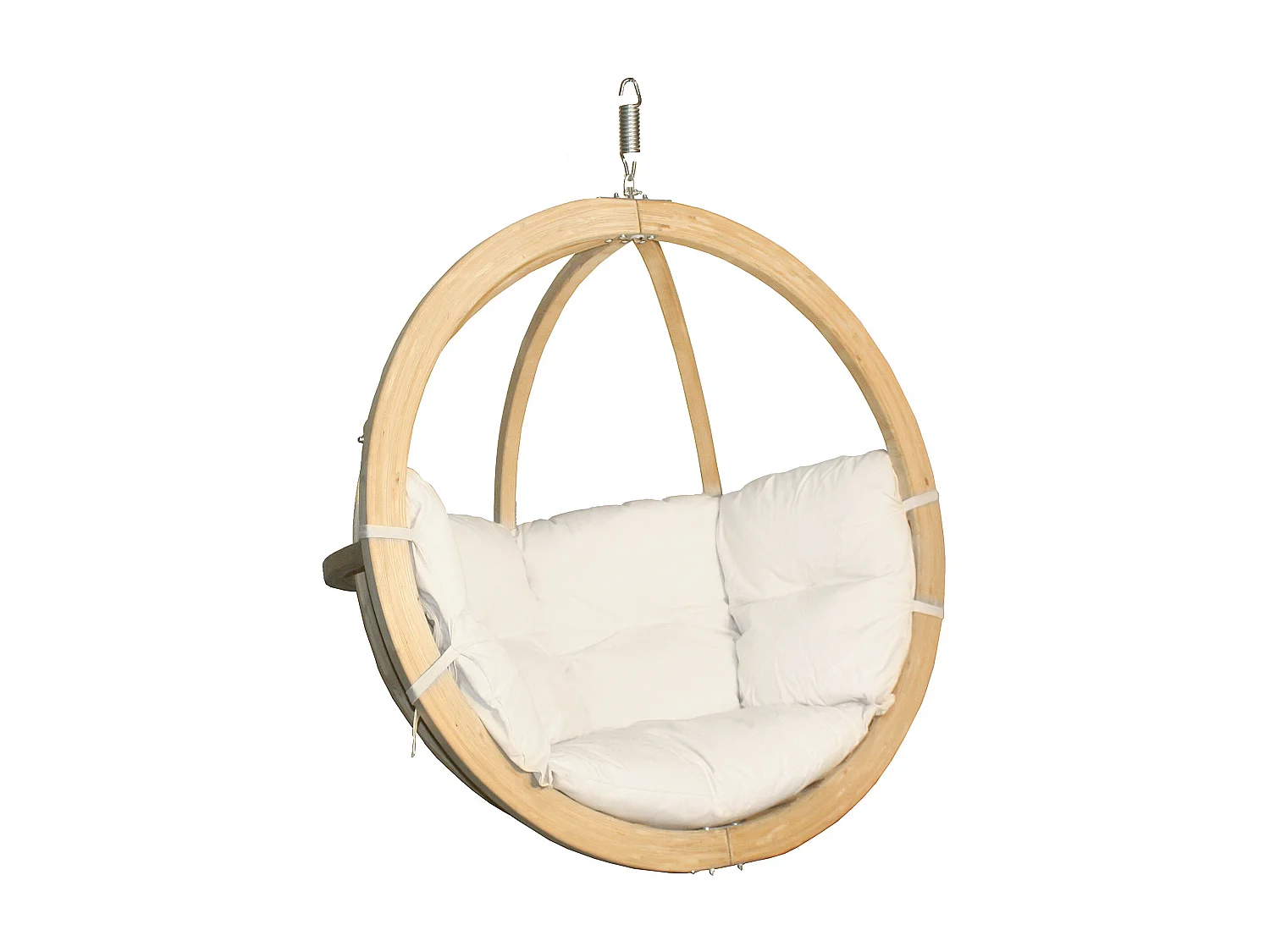 Hölzerner Hängesessel - beige - HIGLO