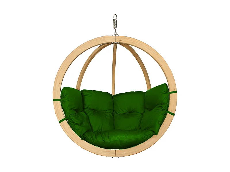 Hölzerner Hängesessel - grün - HIGLO