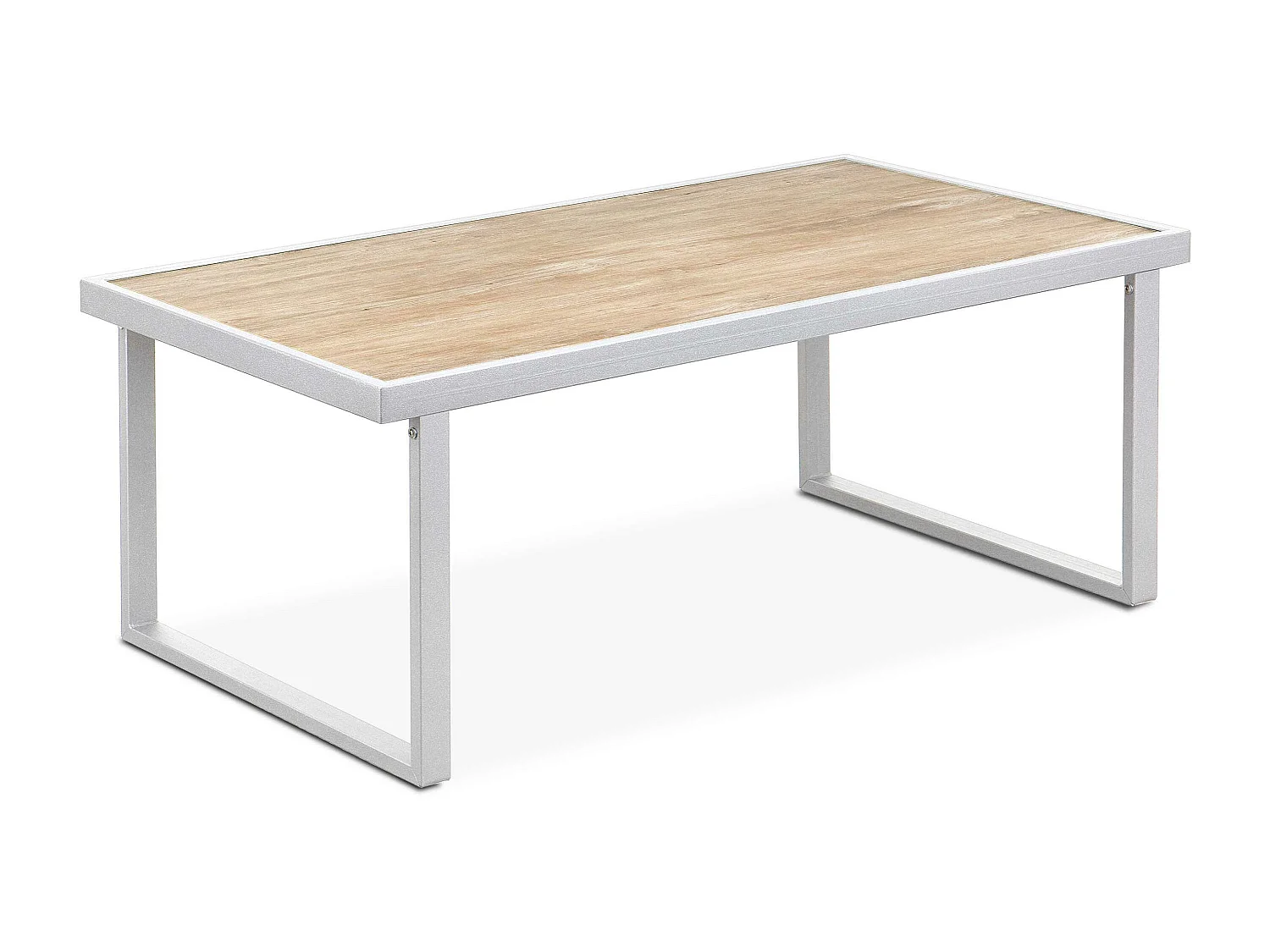 Gartentisch im Loft-Stil - weiß - TRIBO